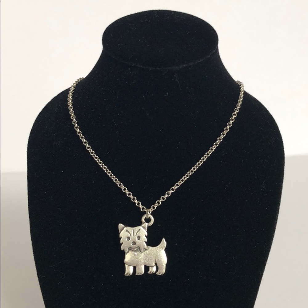Yorkshire Terrier - Yorkie- Necklace in Silver